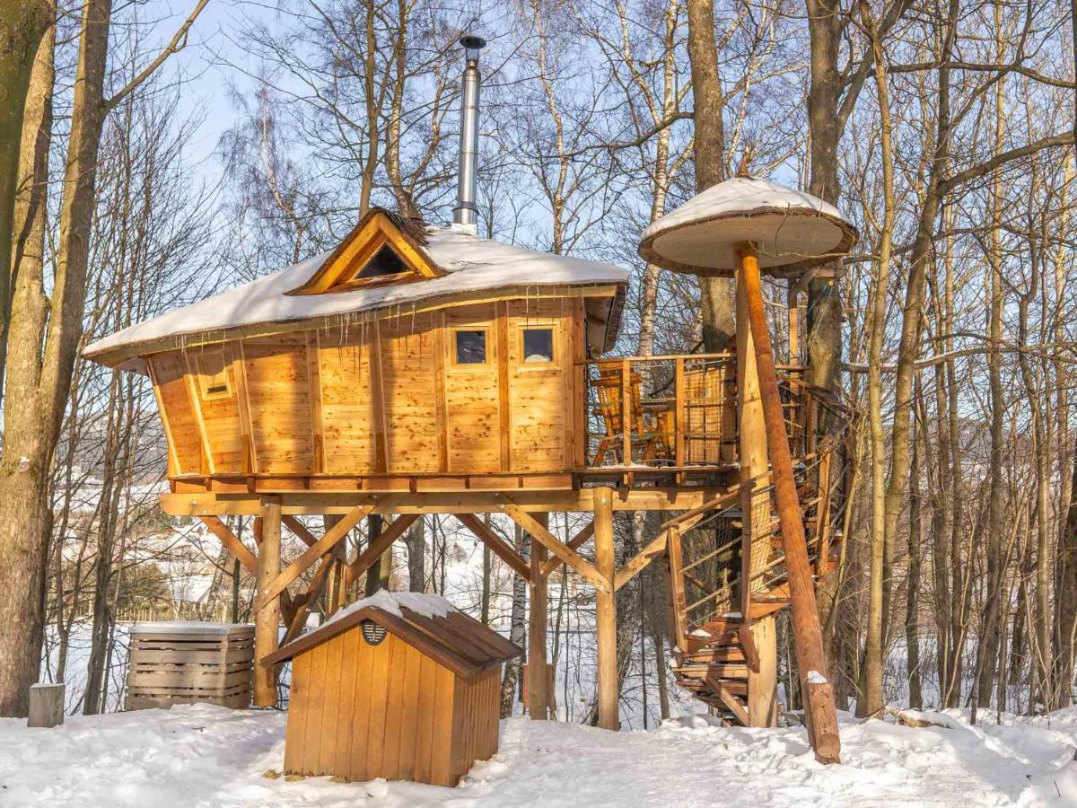 Treehous Sneznik S Wellness Hotel Dolni Morava Bagian luar foto